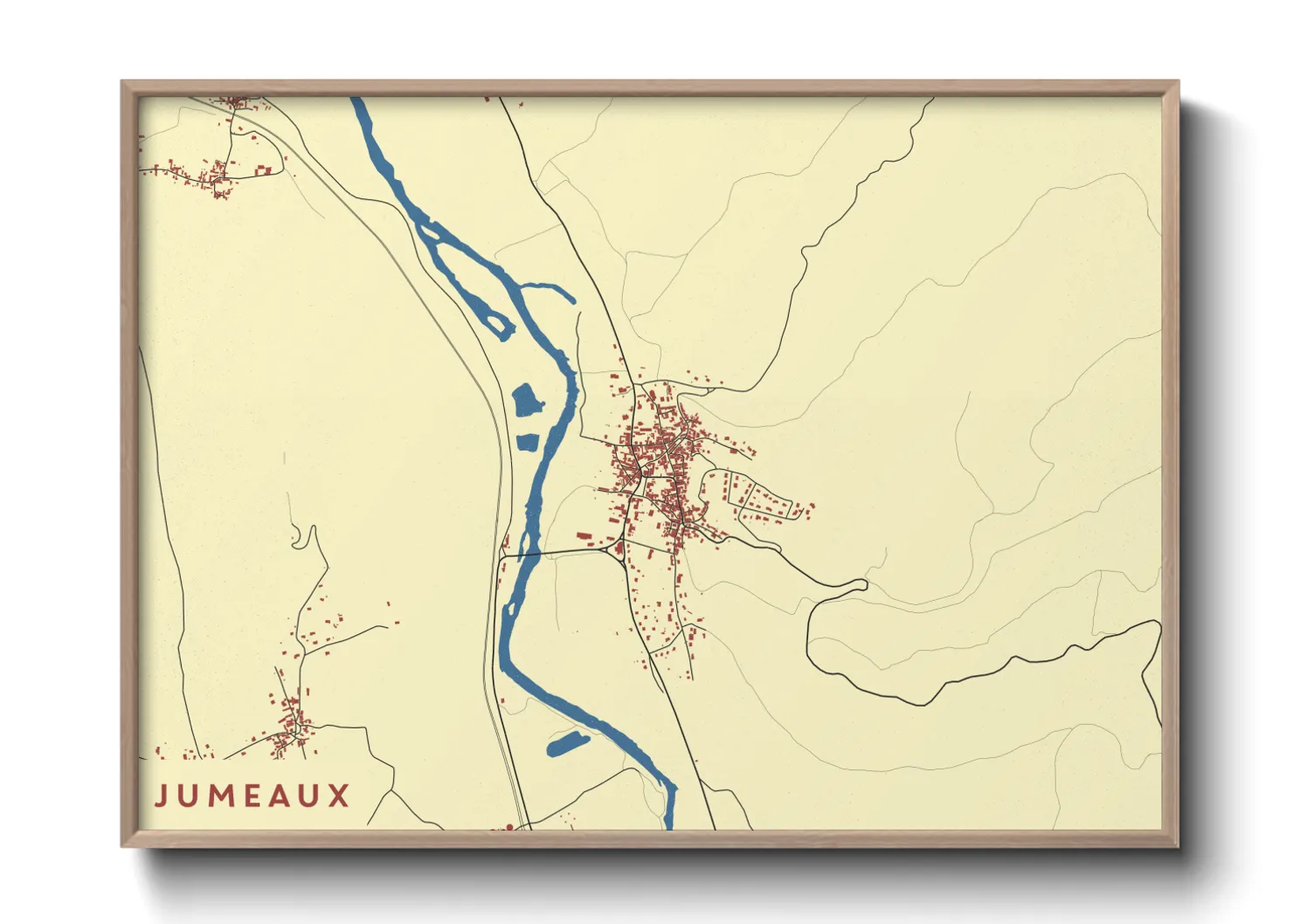 Une affiche de carte sur Jumeaux