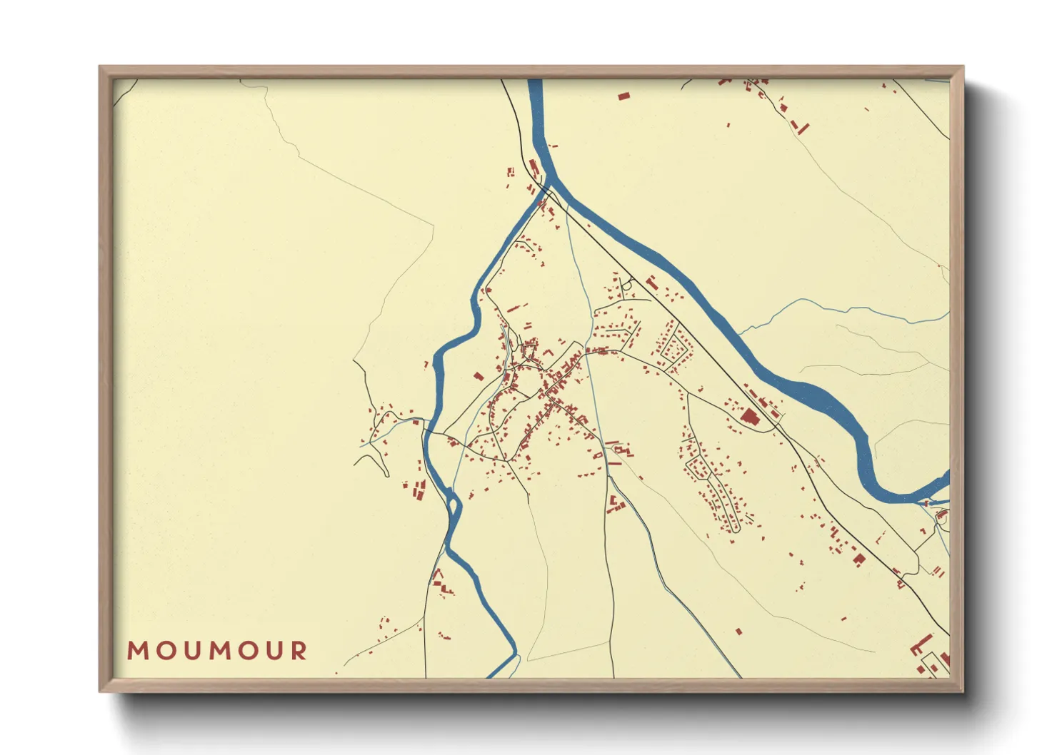 Une affiche de carte sur Moumour
