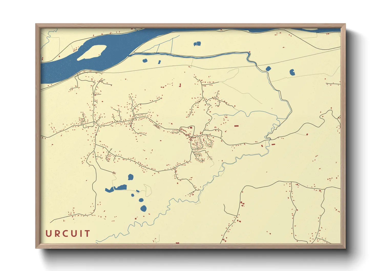 Une affiche de carte sur Urcuit