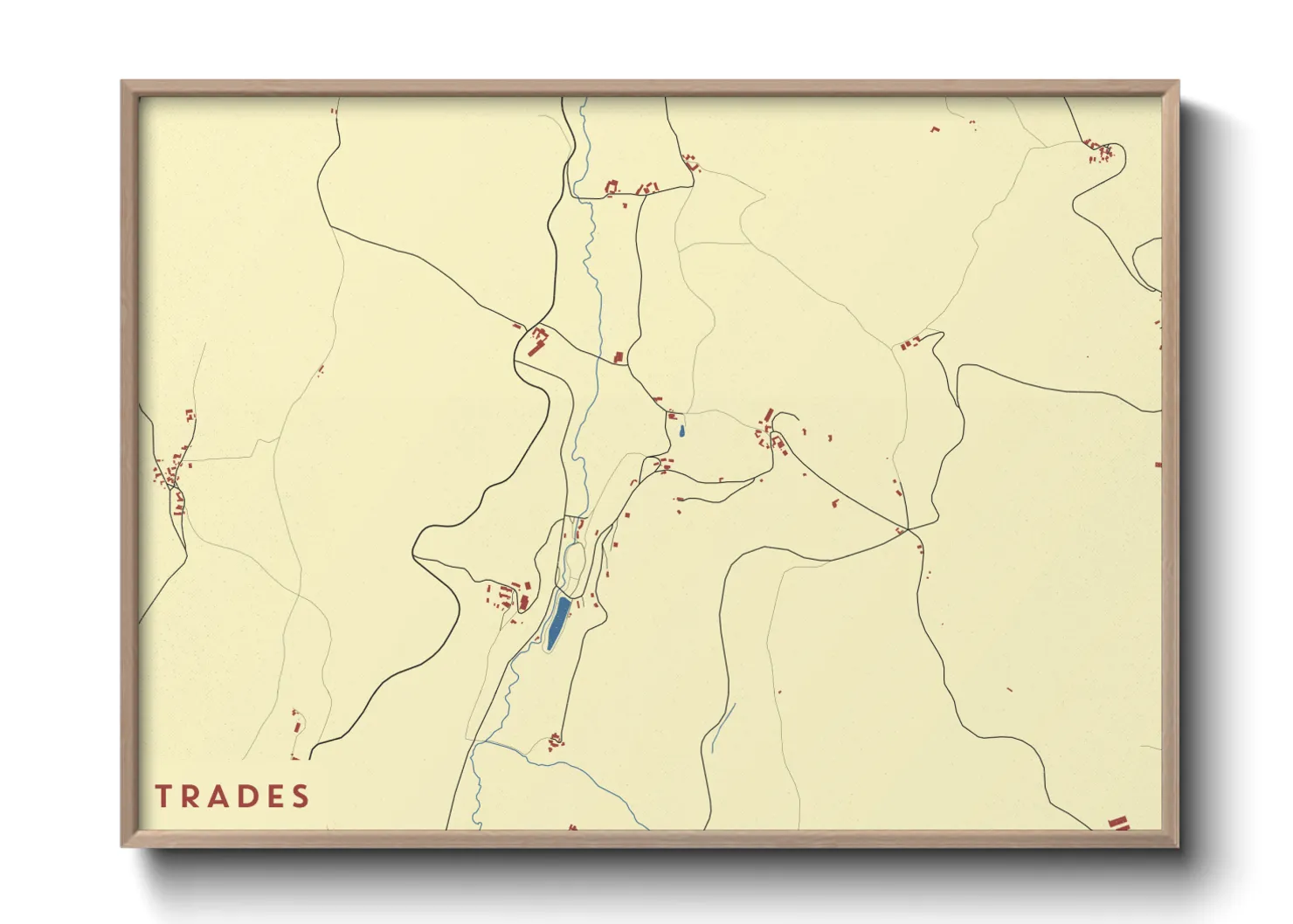 Une affiche de carte sur Trades