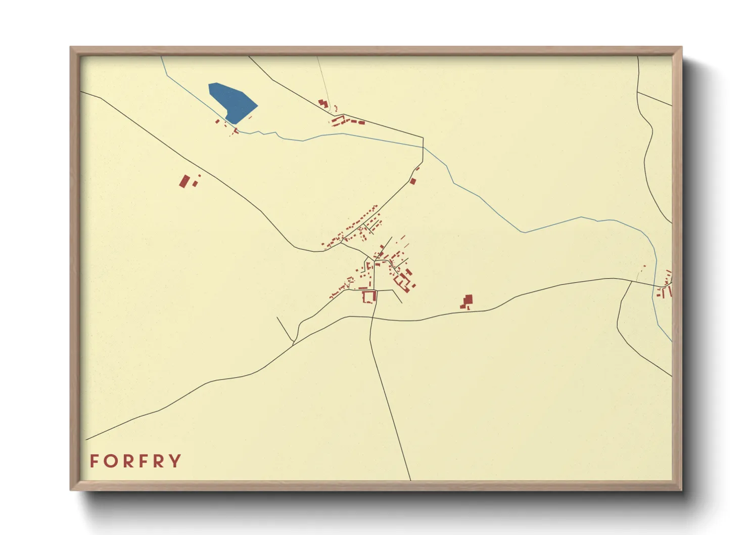 Une affiche de carte sur Forfry