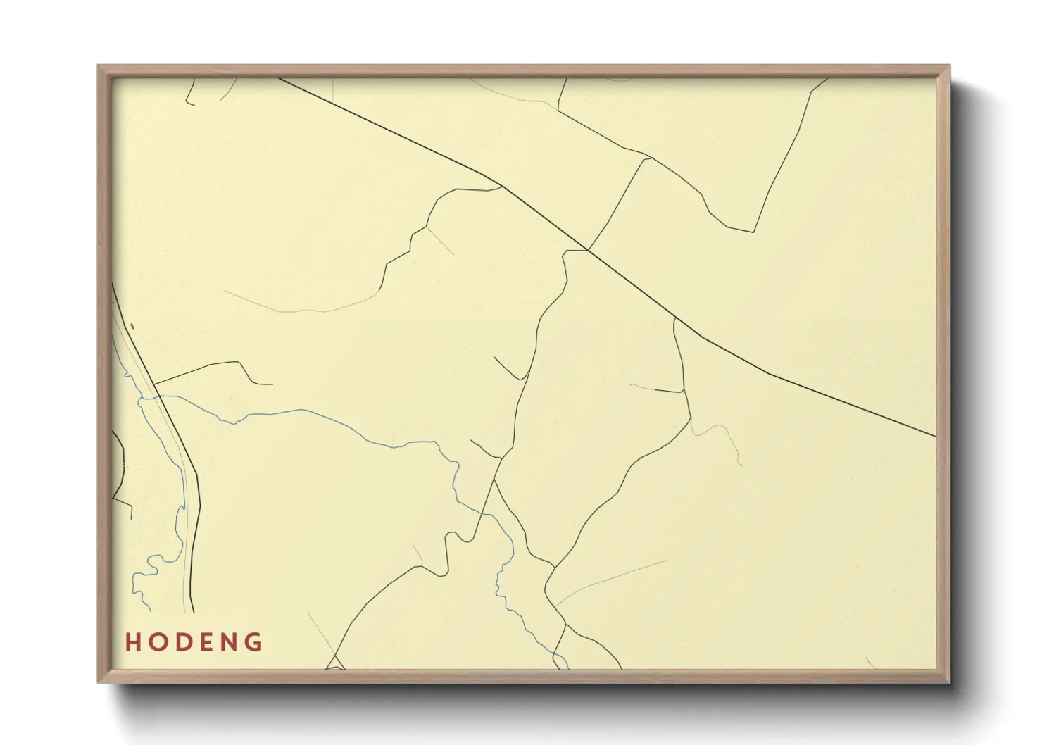 Une affiche de carte sur Hodeng