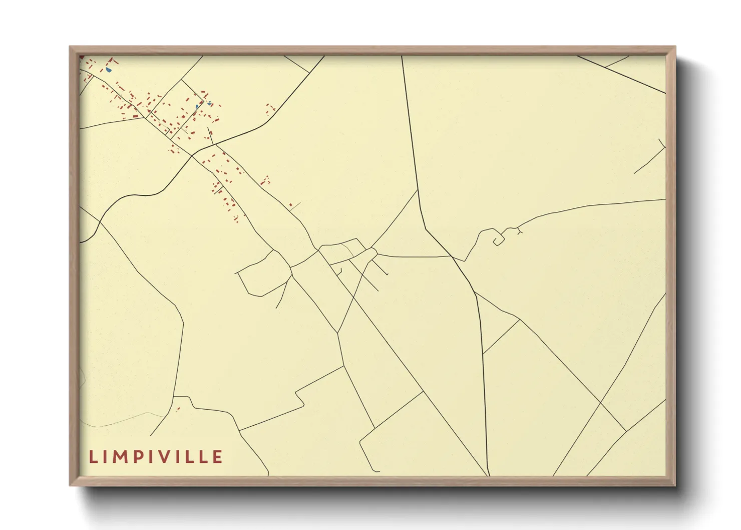Une affiche de carte sur Limpiville