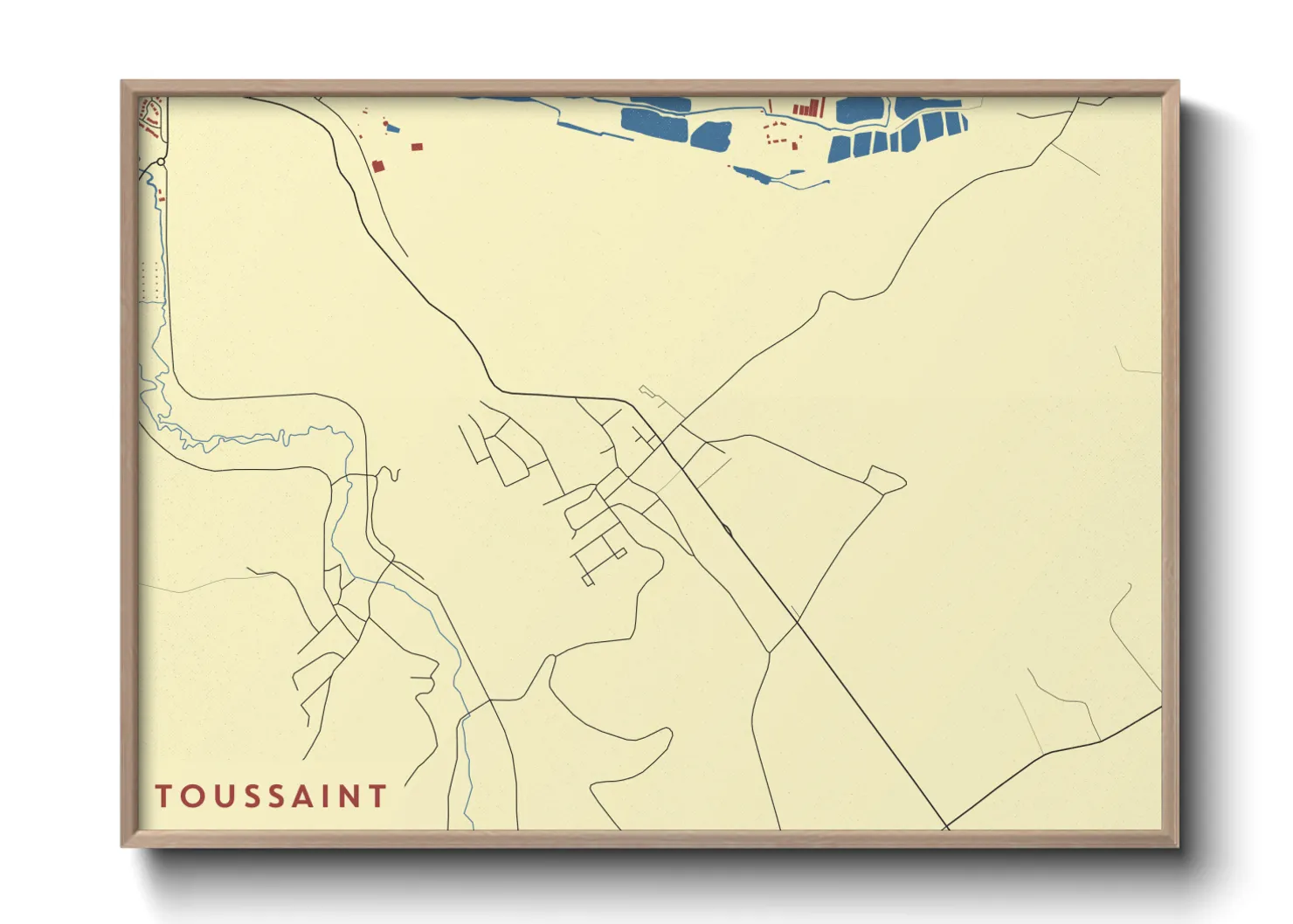 Une affiche de carte sur Toussaint