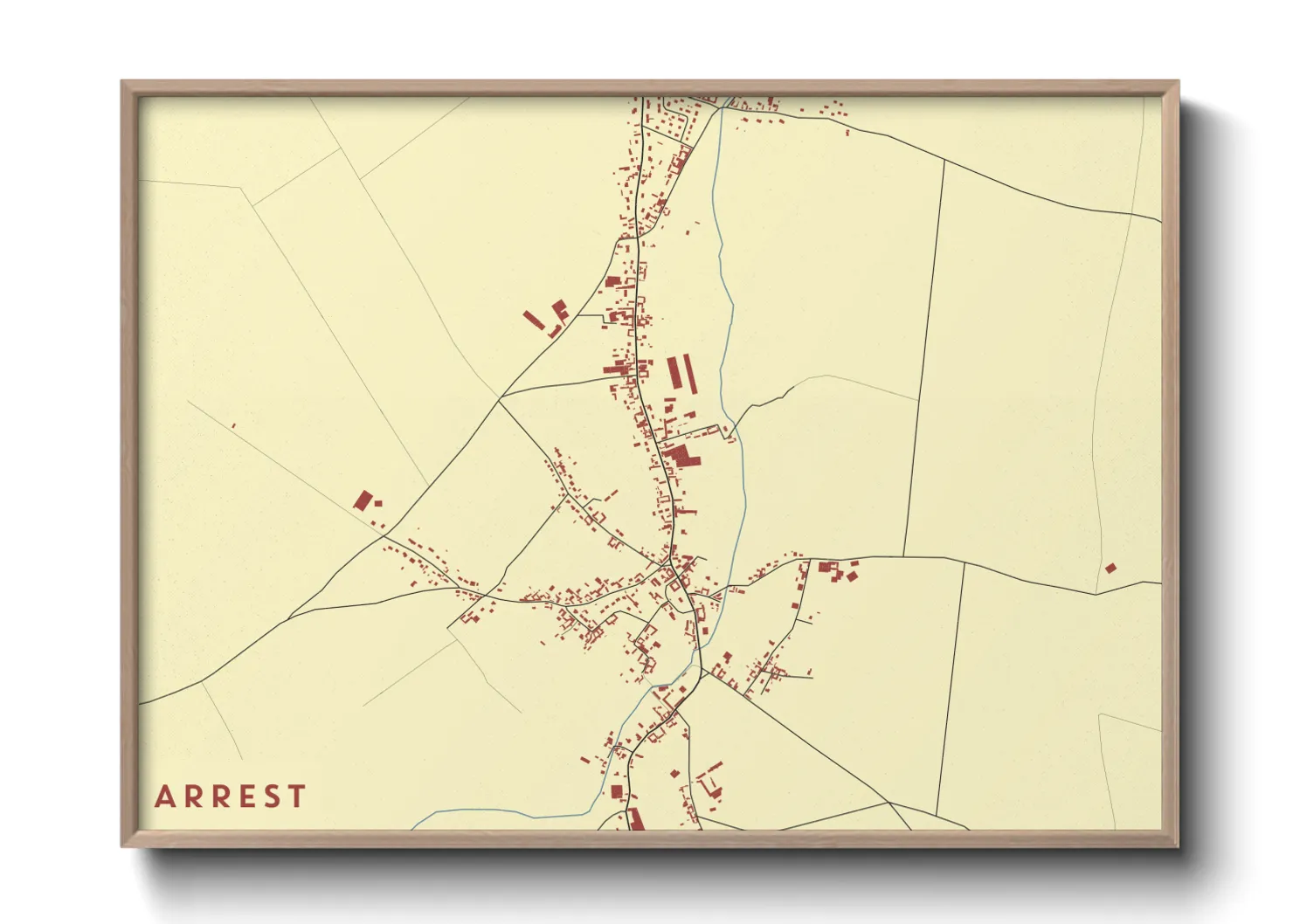 Une affiche de carte sur Arrest