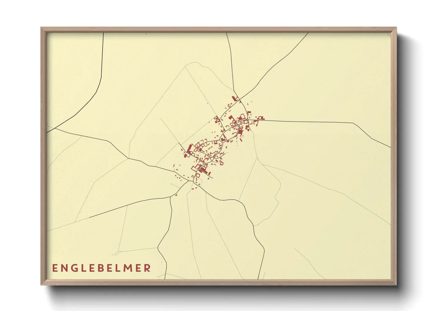 Une affiche de carte sur Englebelmer