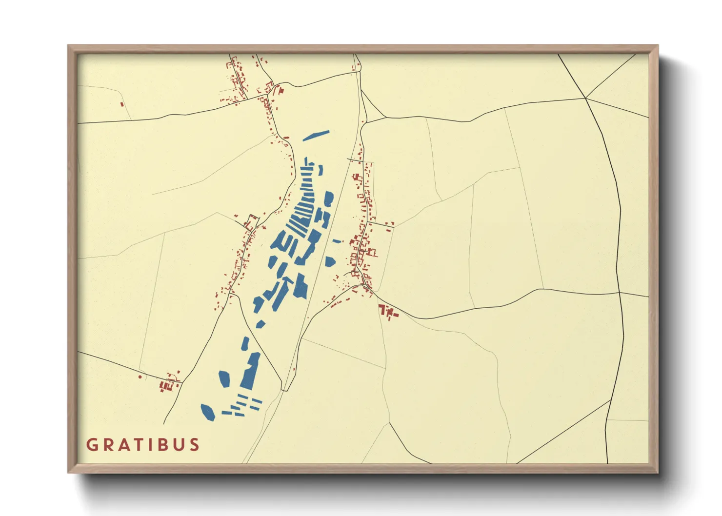 Une affiche de carte sur Gratibus