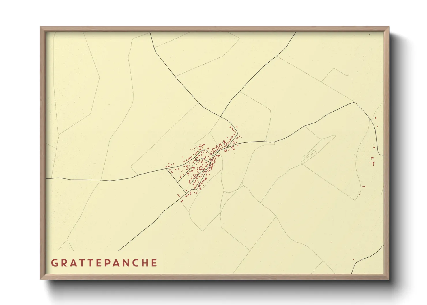 Une affiche de carte sur Grattepanche