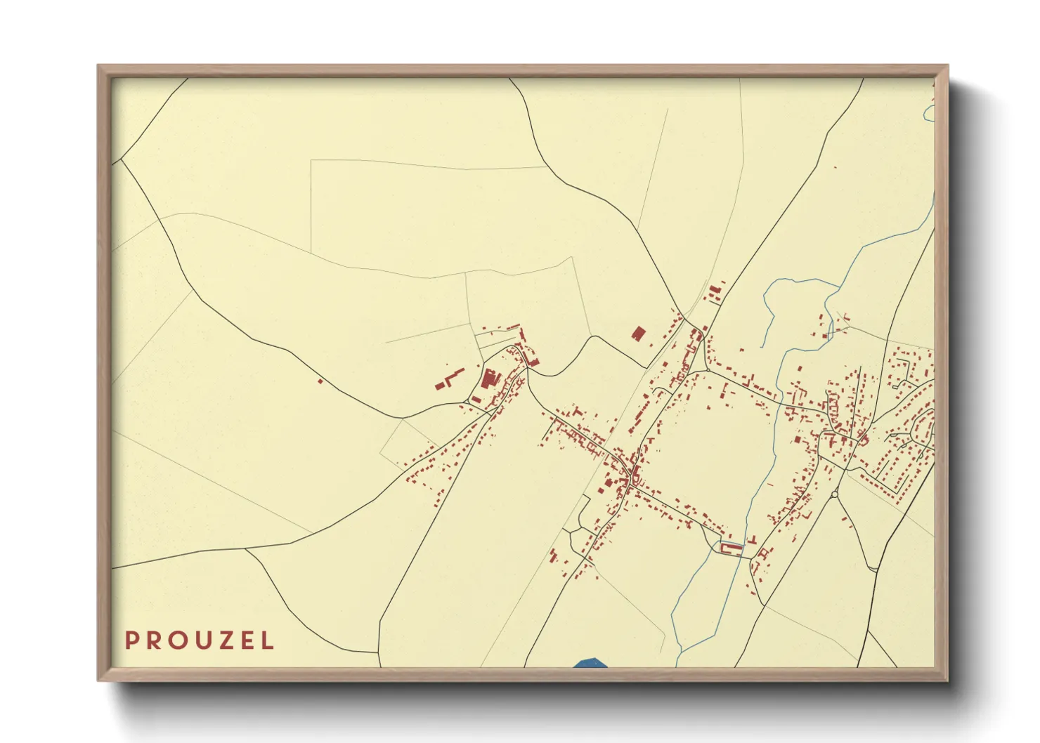Une affiche de carte sur Prouzel