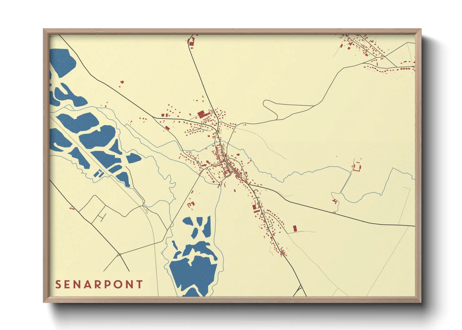 Une affiche de carte sur Senarpont