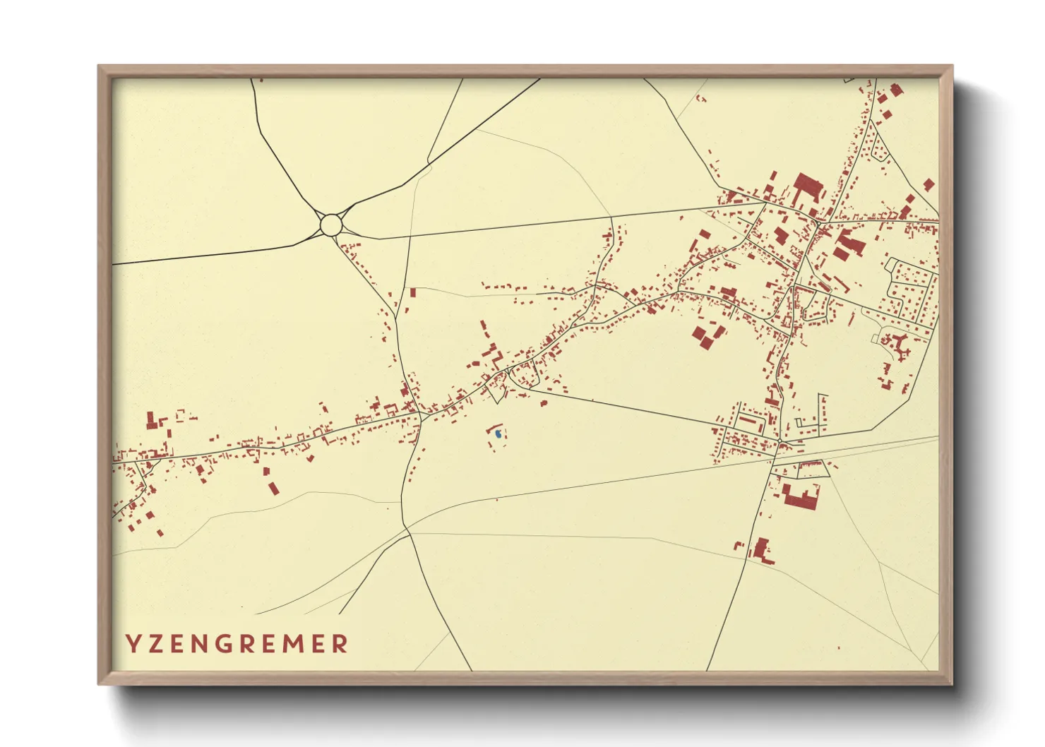 Une affiche de carte sur Yzengremer