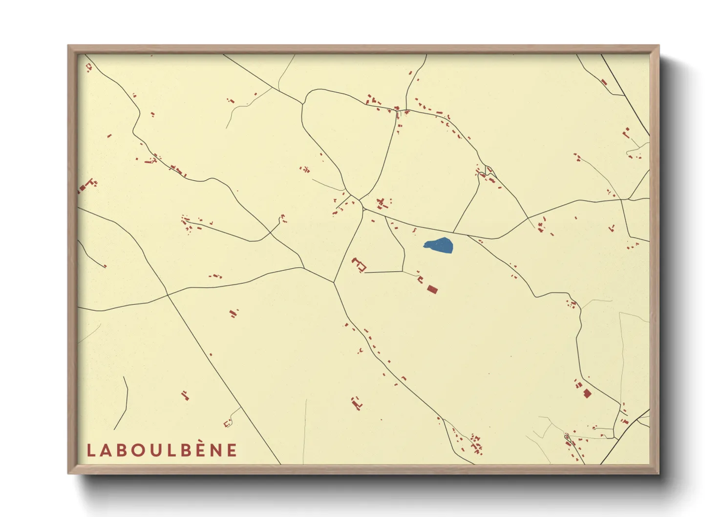 Une affiche de carte sur Laboulbène