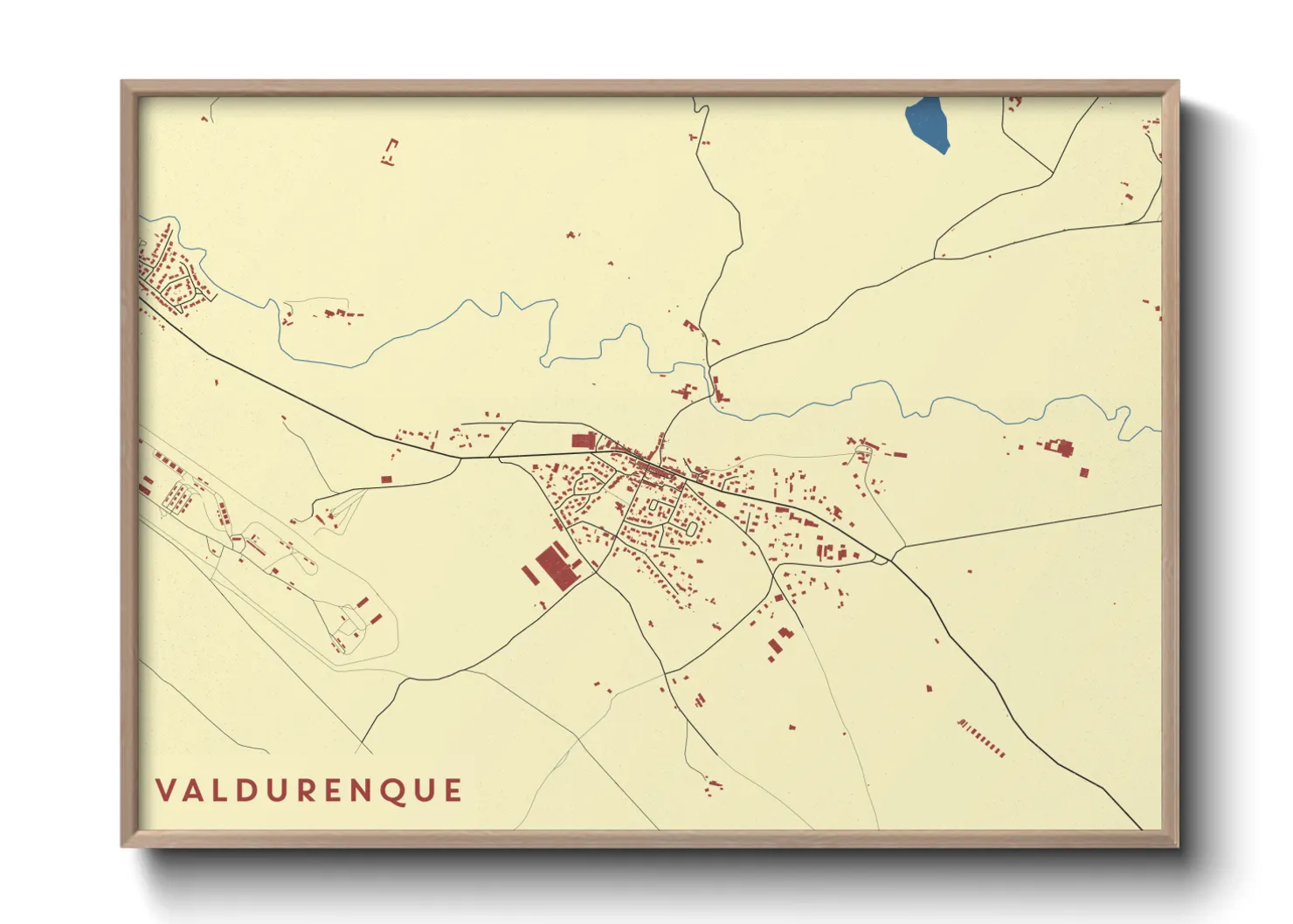 Une affiche de carte sur Valdurenque