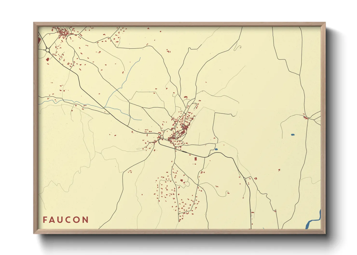 Une affiche de carte sur Faucon