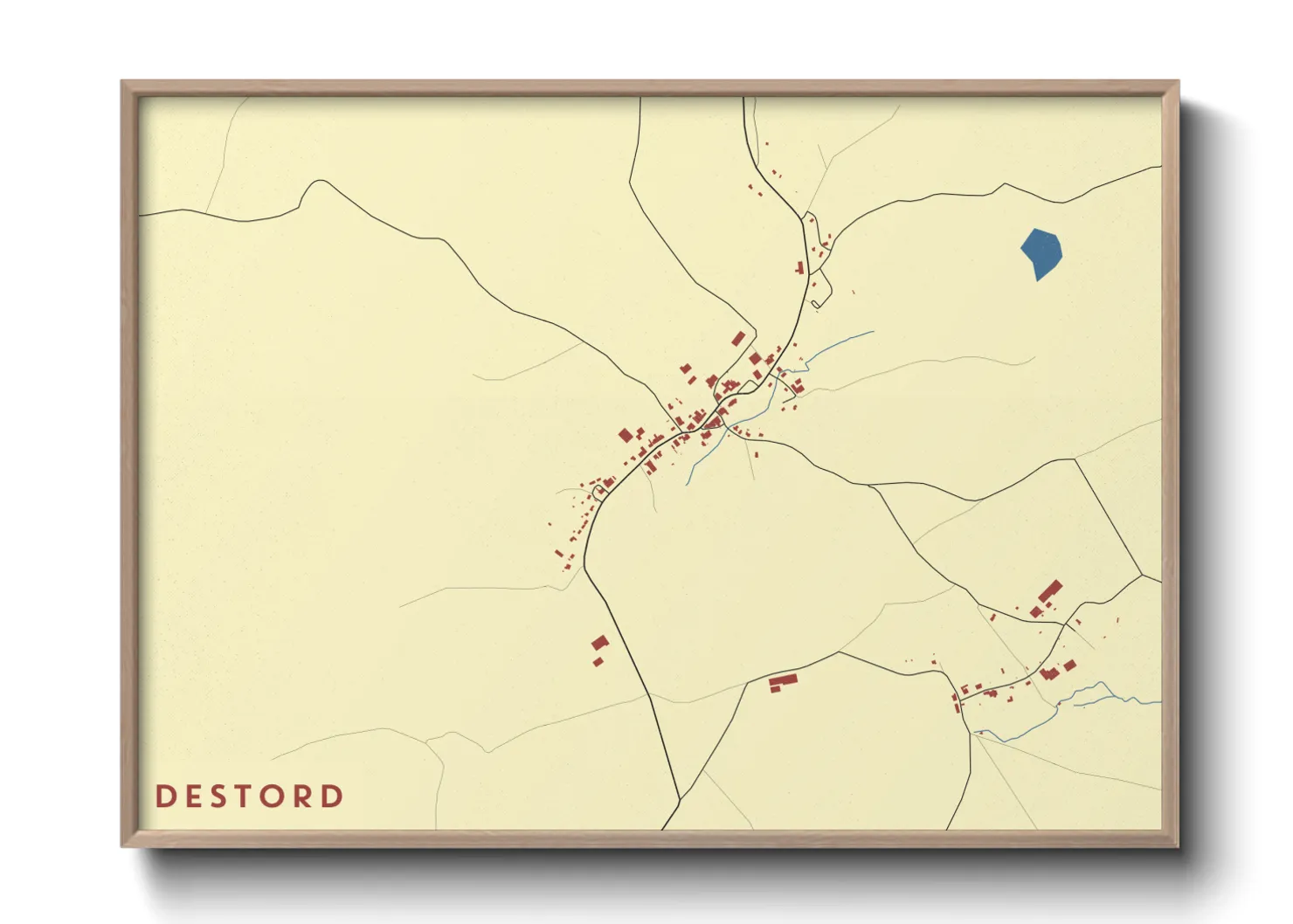 Une affiche de carte sur Destord