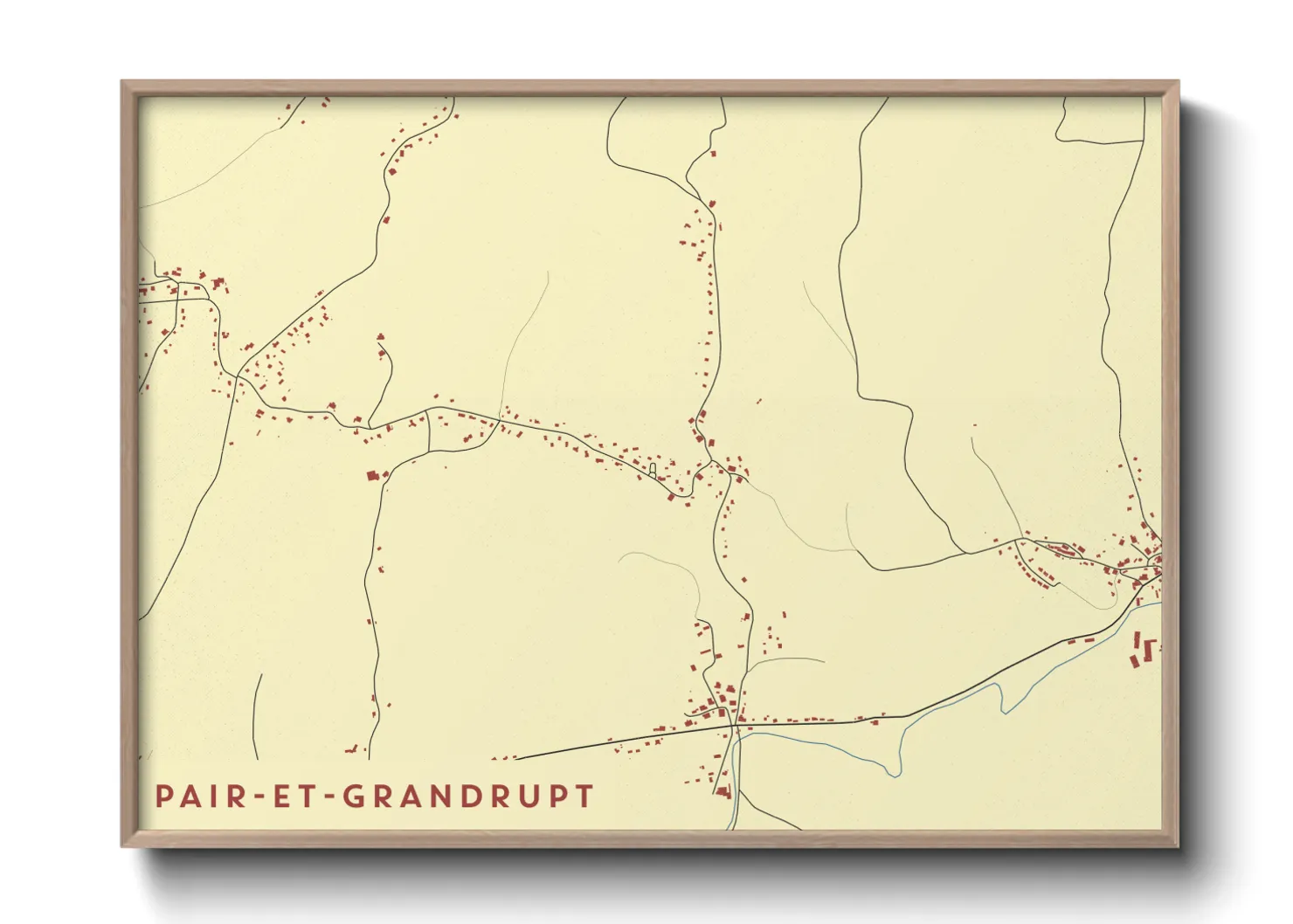 Une affiche de carte sur Pair-et-Grandrupt