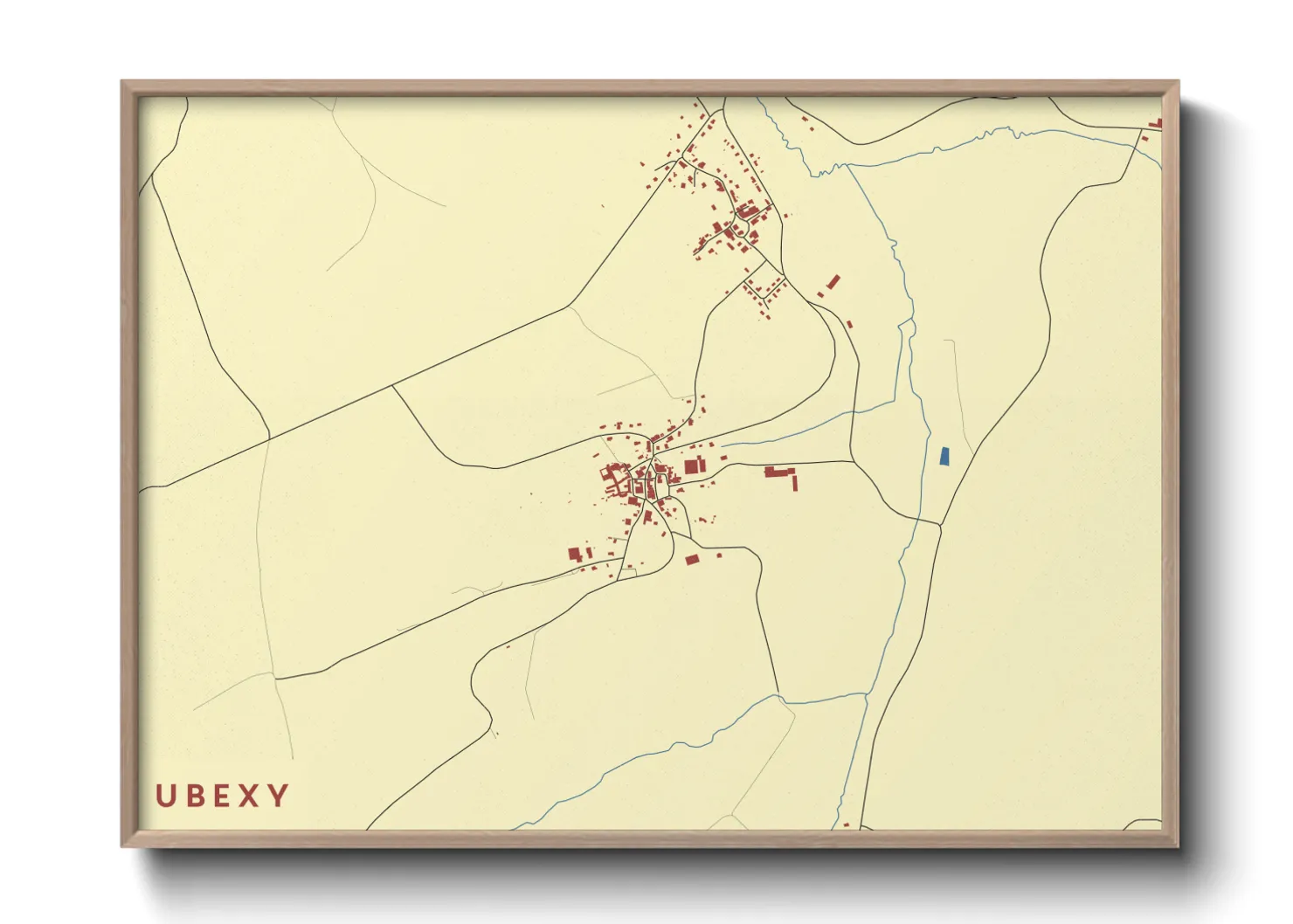 Une affiche de carte sur Ubexy