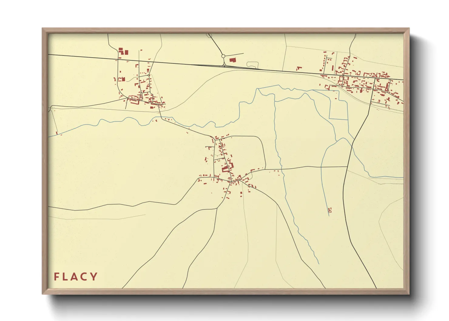 Une affiche de carte sur Flacy