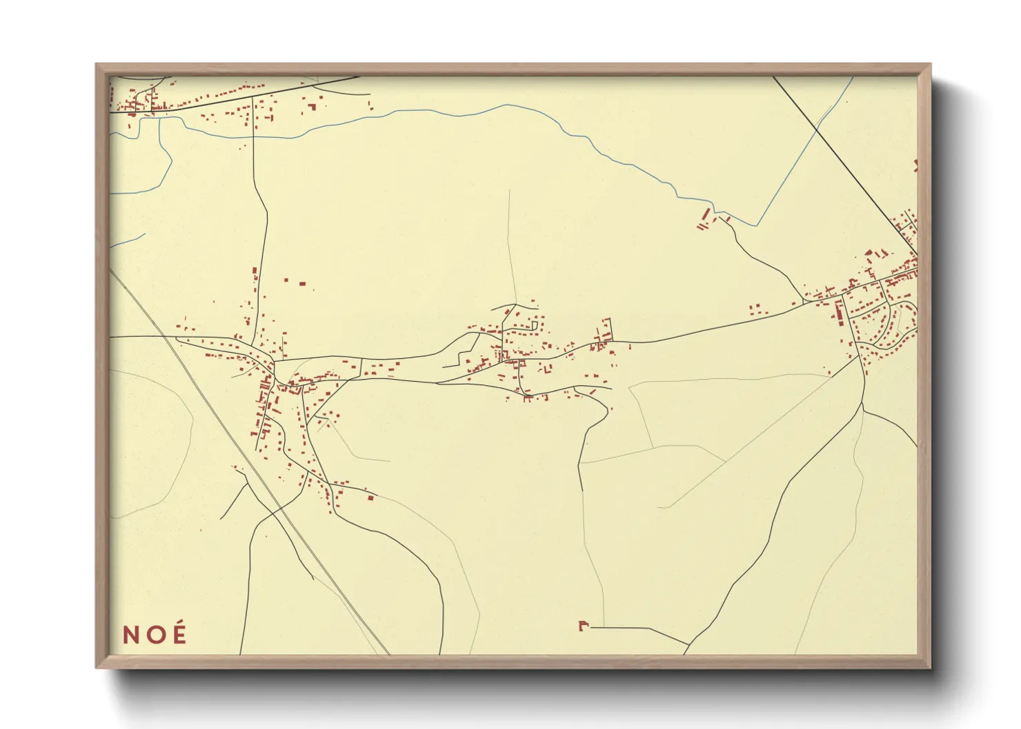 Une affiche de carte sur Noé