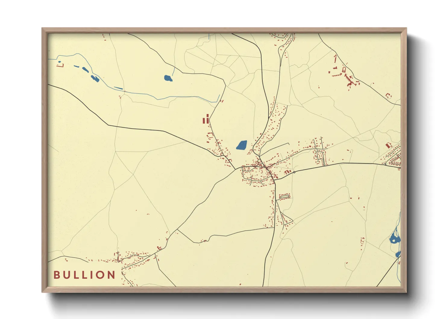 Une affiche de carte sur Bullion