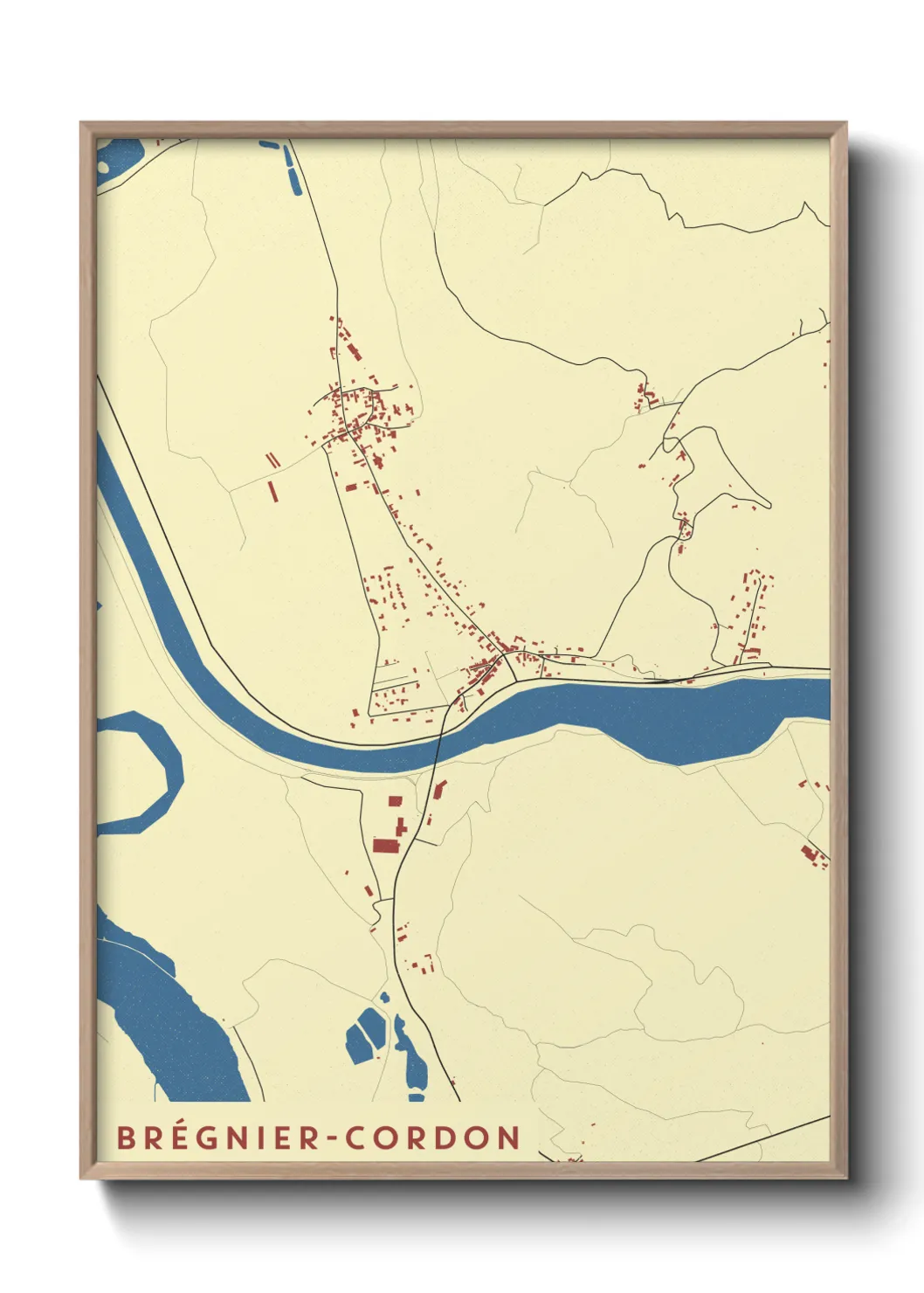 Un poster carteBrégnier-Cordon