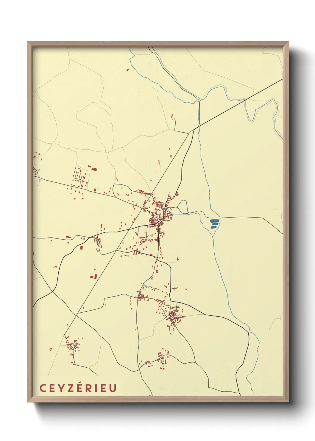 Un poster carteCeyzérieu