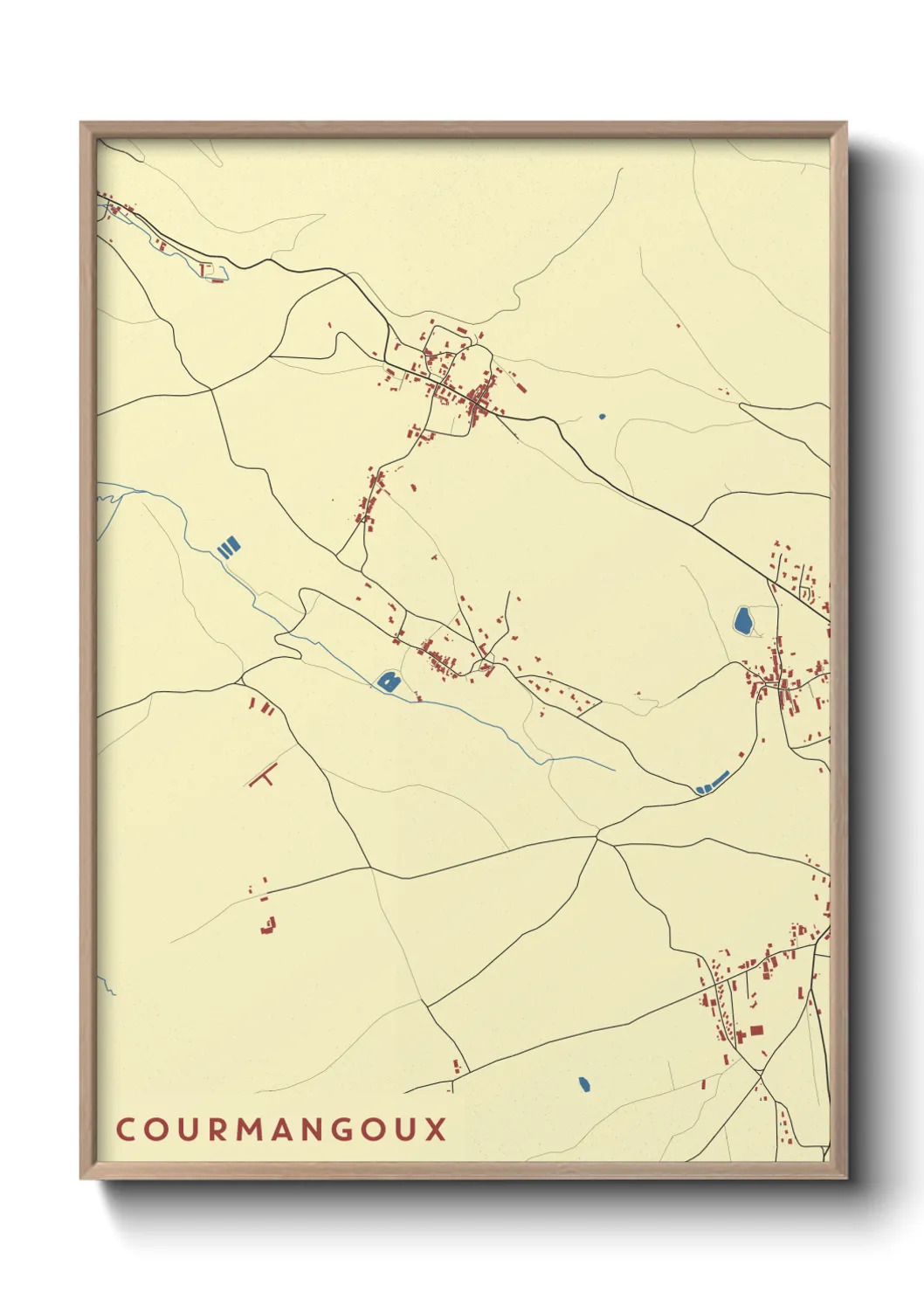 Un poster carteCourmangoux