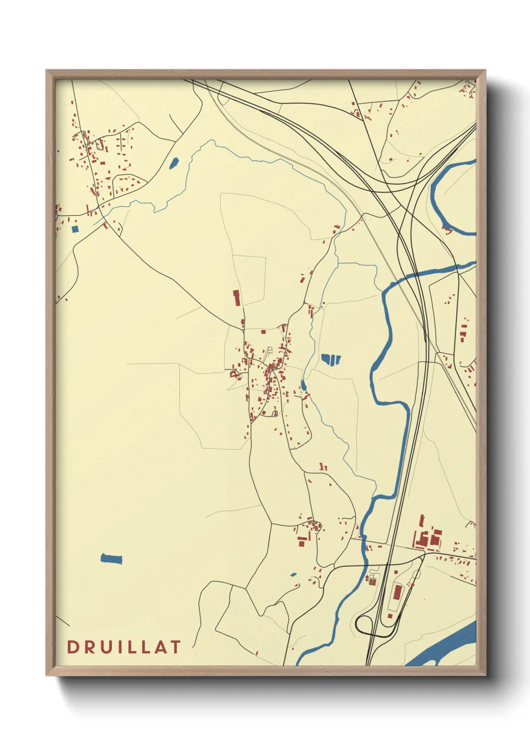 Un poster carteDruillat