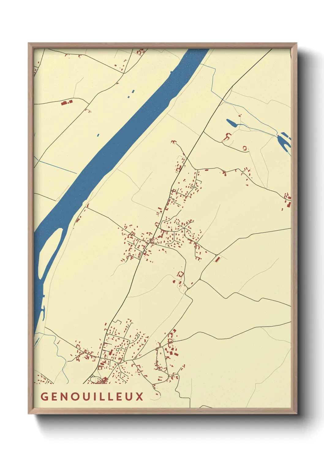 Un poster carteGenouilleux