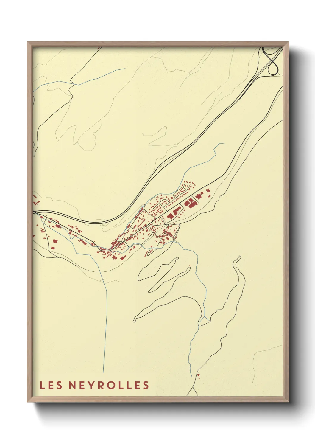 Un poster carteLes Neyrolles