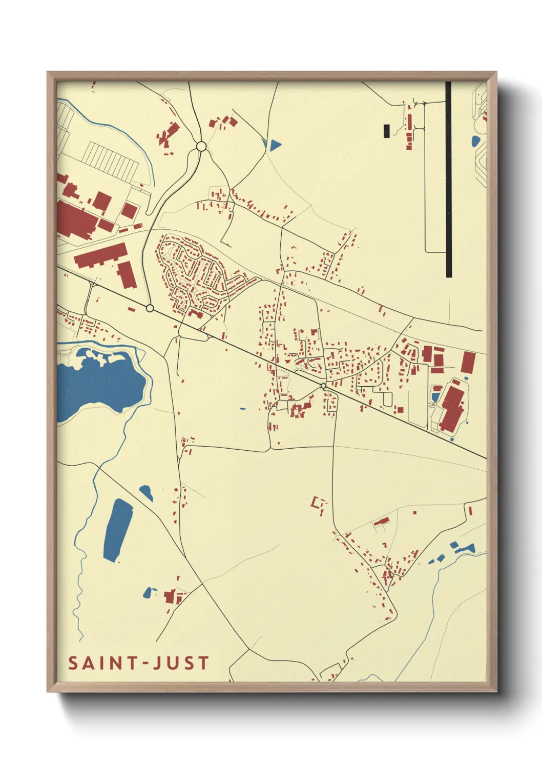 Un poster carteSaint-Just