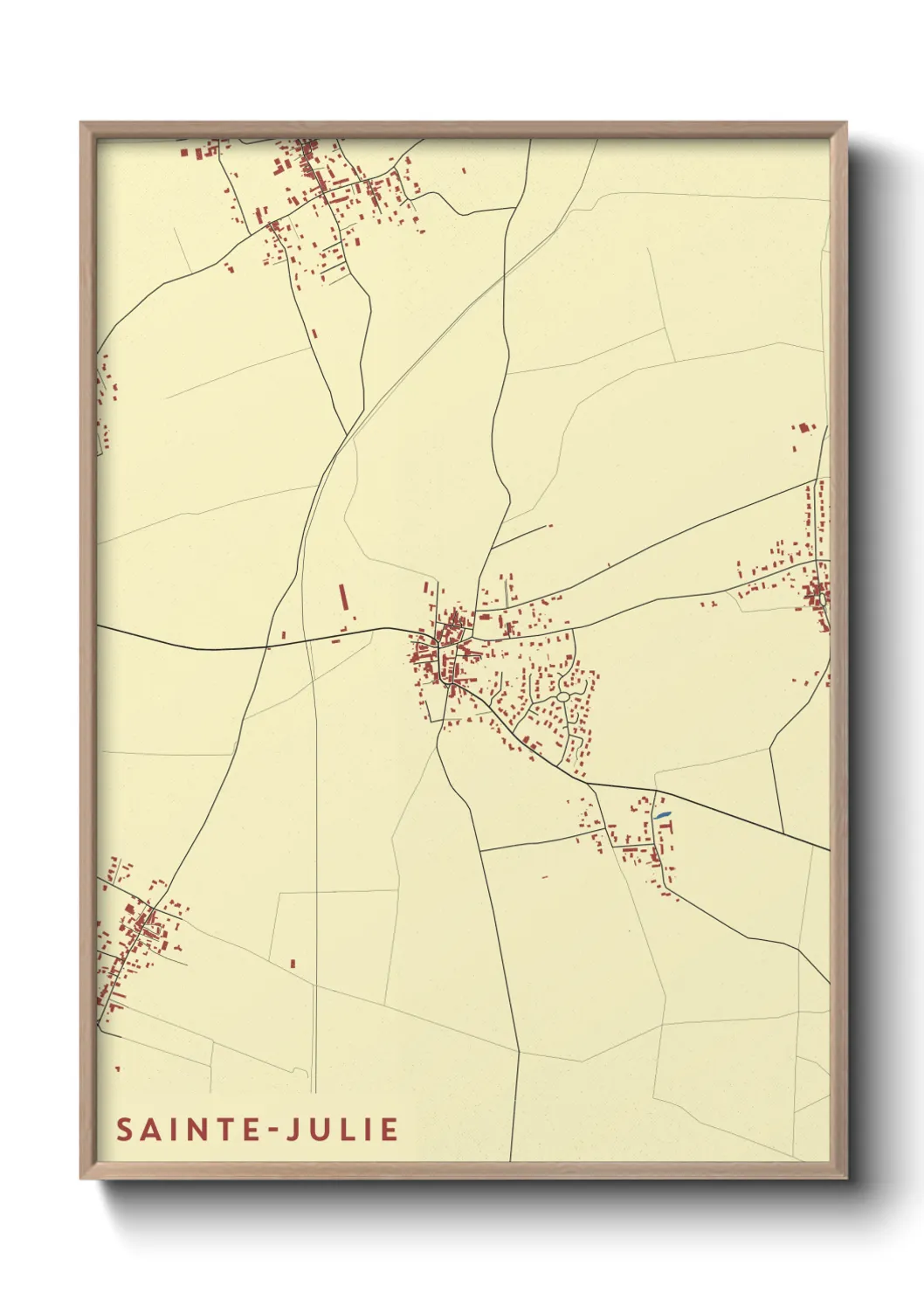 Un poster carteSainte-Julie