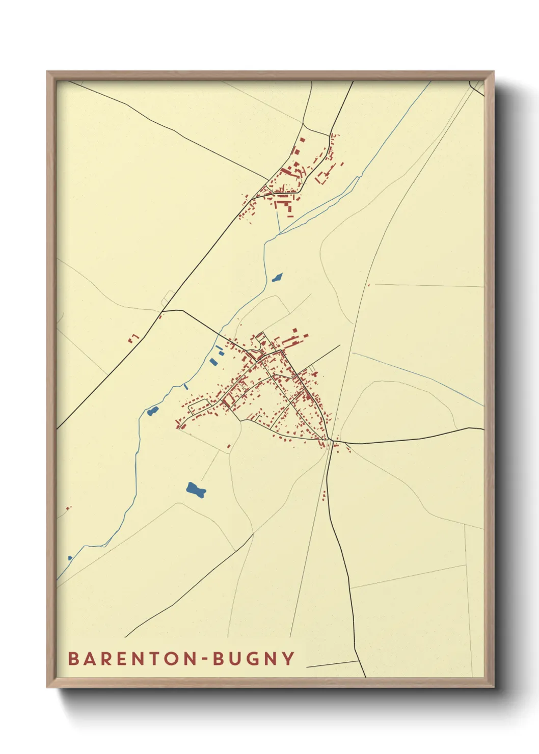 Un poster carteBarenton-Bugny