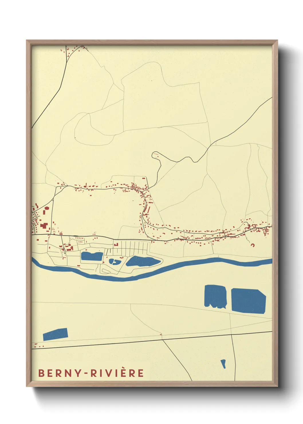 Un poster carteBerny-Rivière