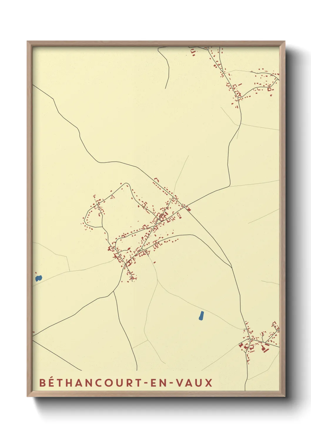 Un poster carteBéthancourt-en-Vaux