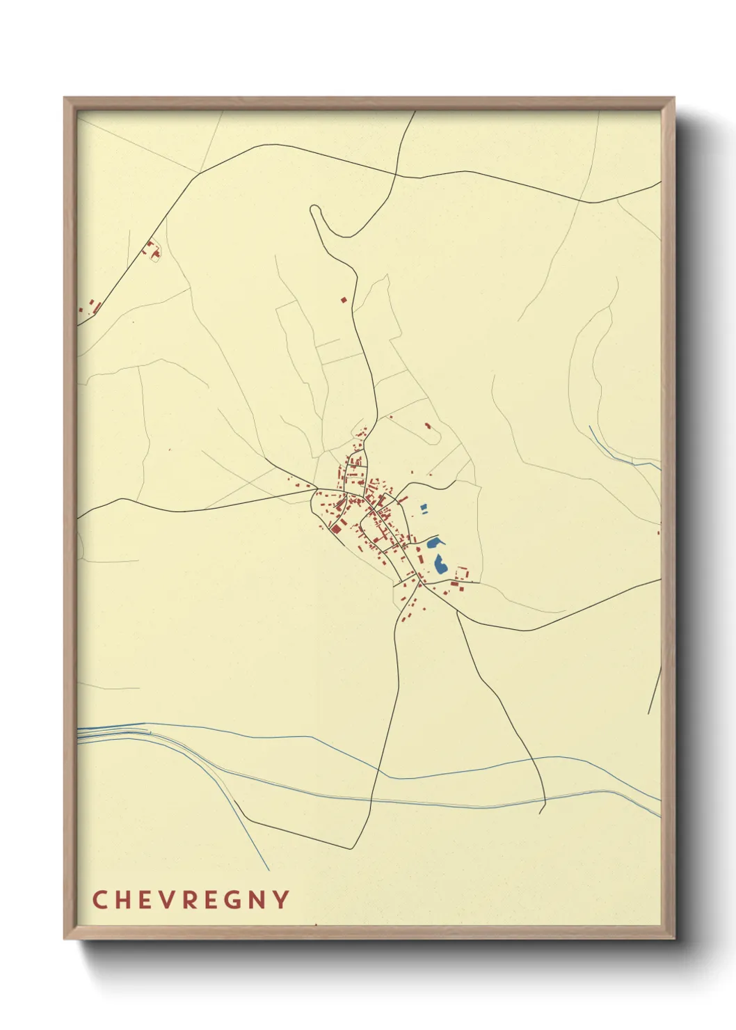 Un poster carteChevregny