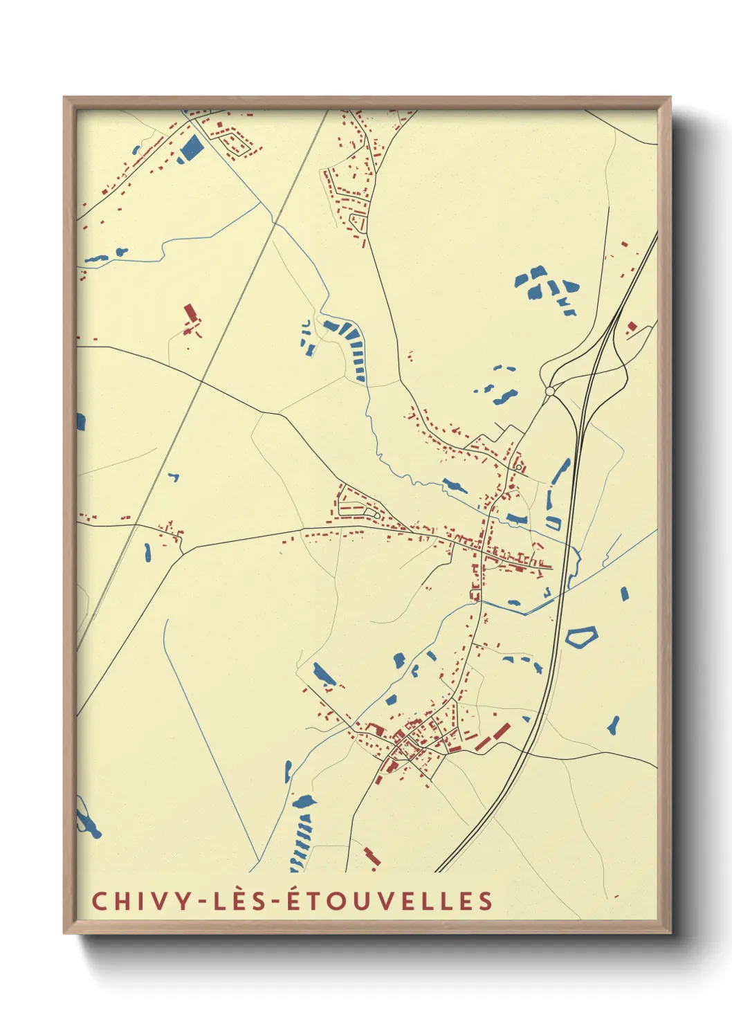 Un poster carteChivy-lès-Étouvelles