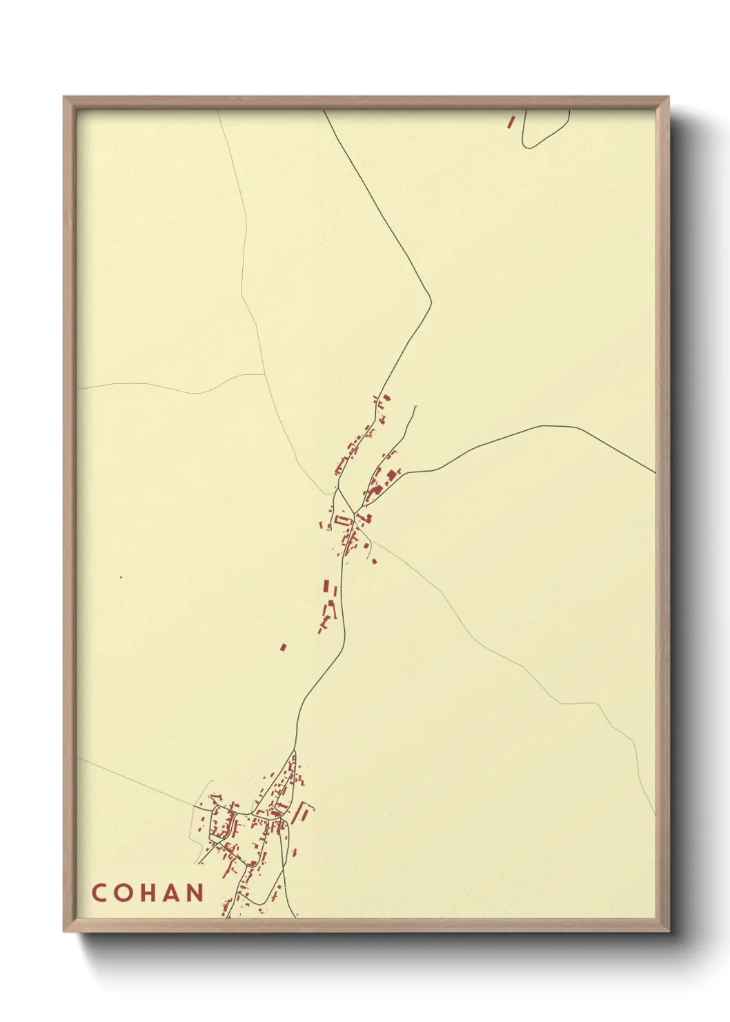 Une affiche de carte sur Cohan