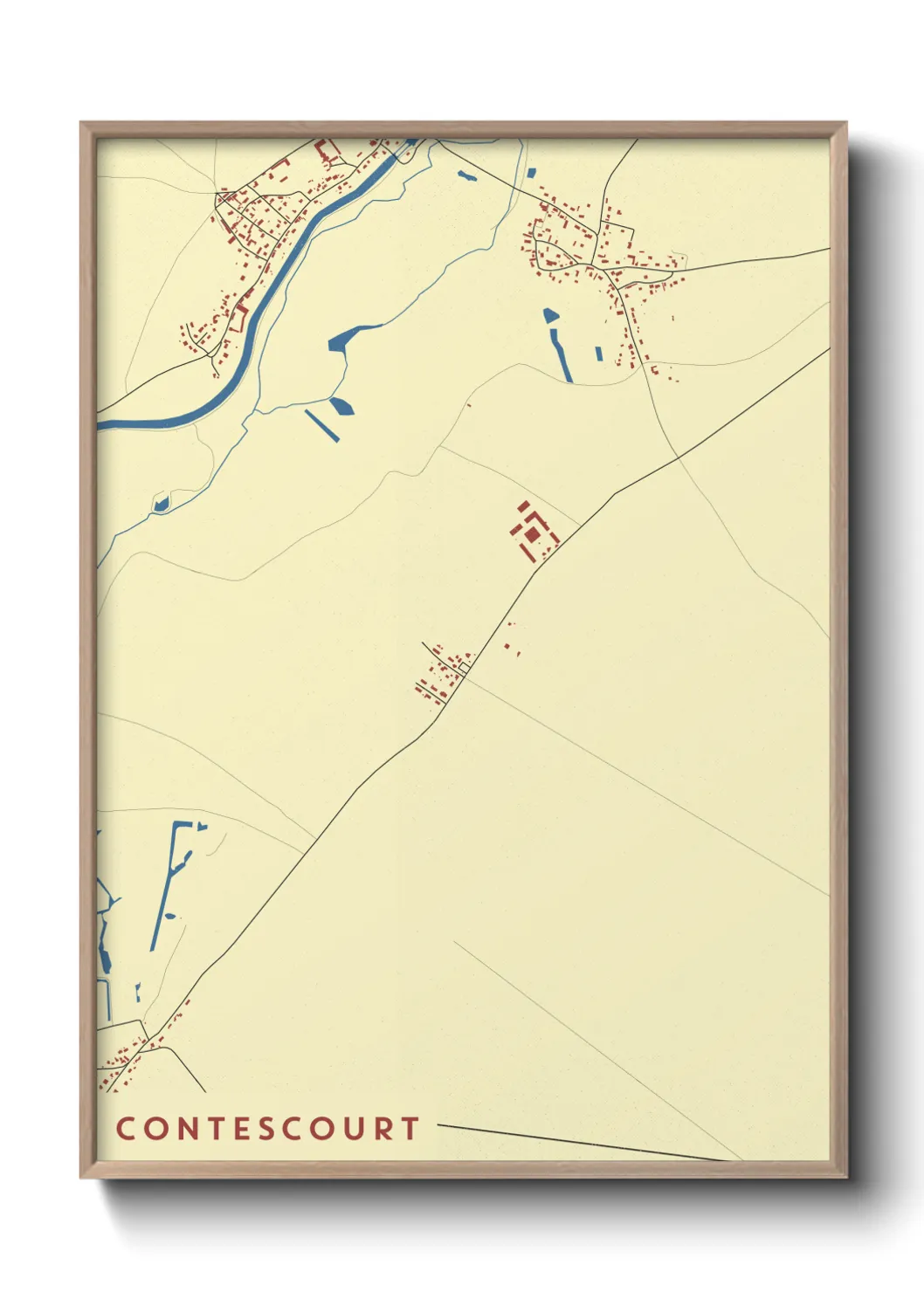 Un poster carteContescourt