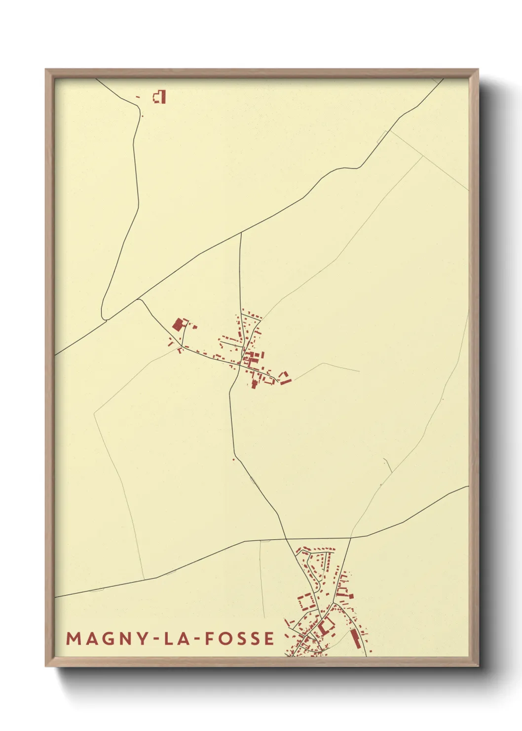 Un poster carteMagny-la-Fosse