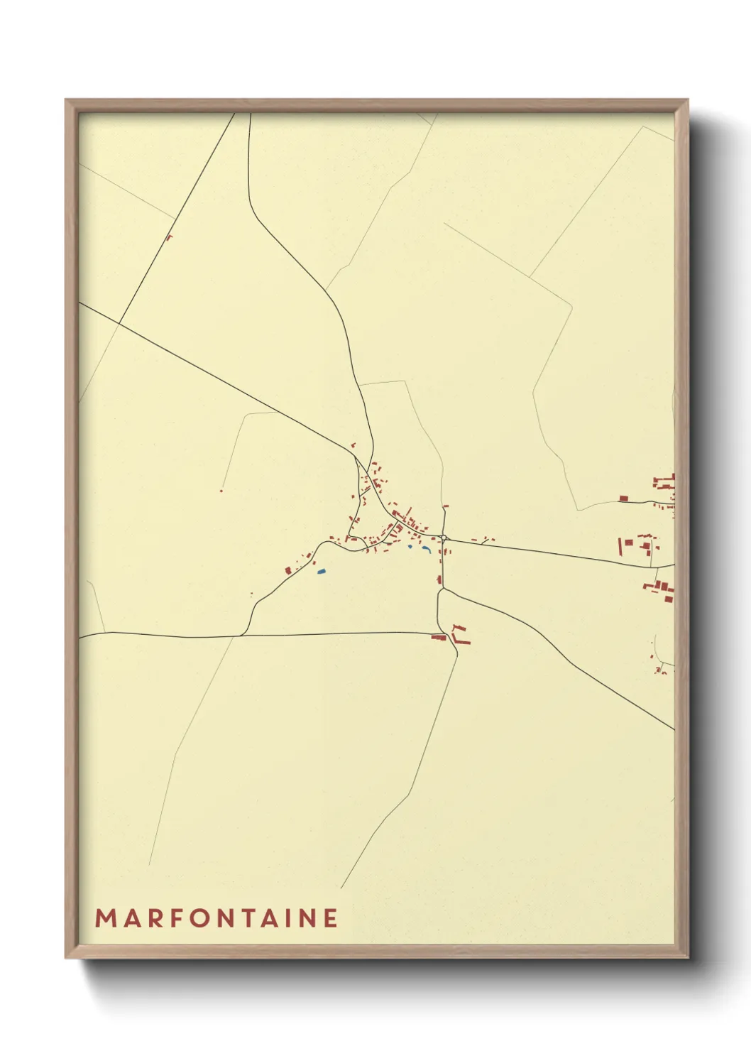 Un poster carteMarfontaine