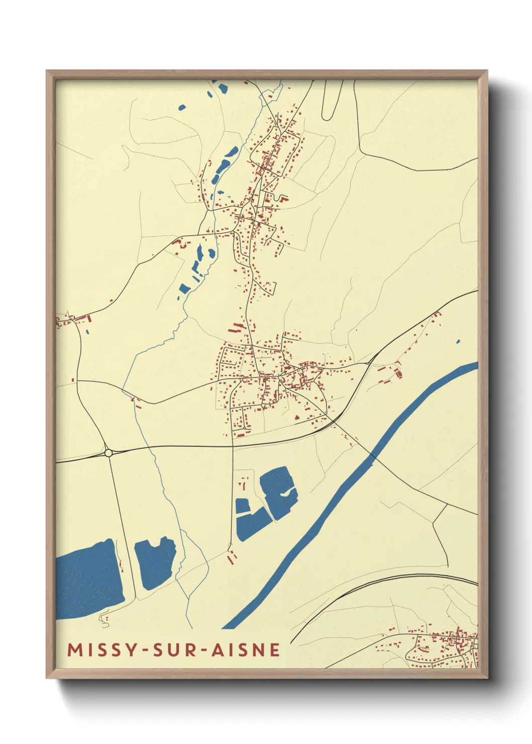 Un poster carteMissy-sur-Aisne