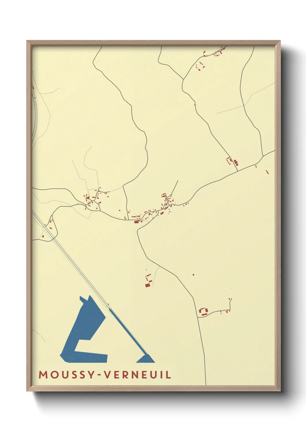 Un poster carteMoussy-Verneuil