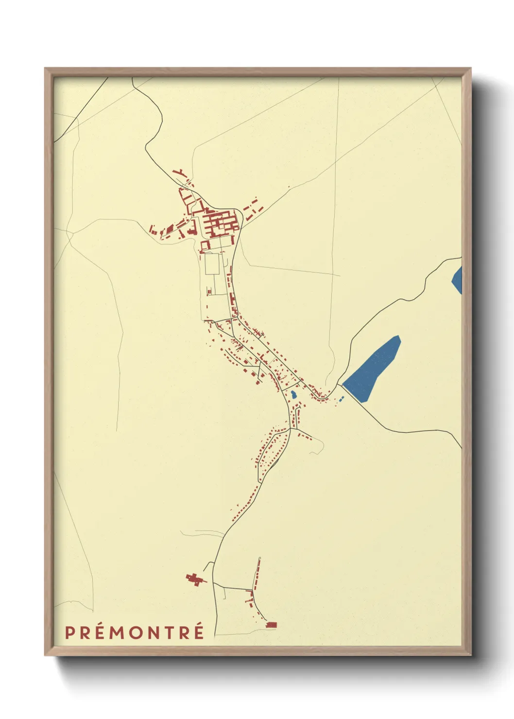 Un poster cartePrémontré