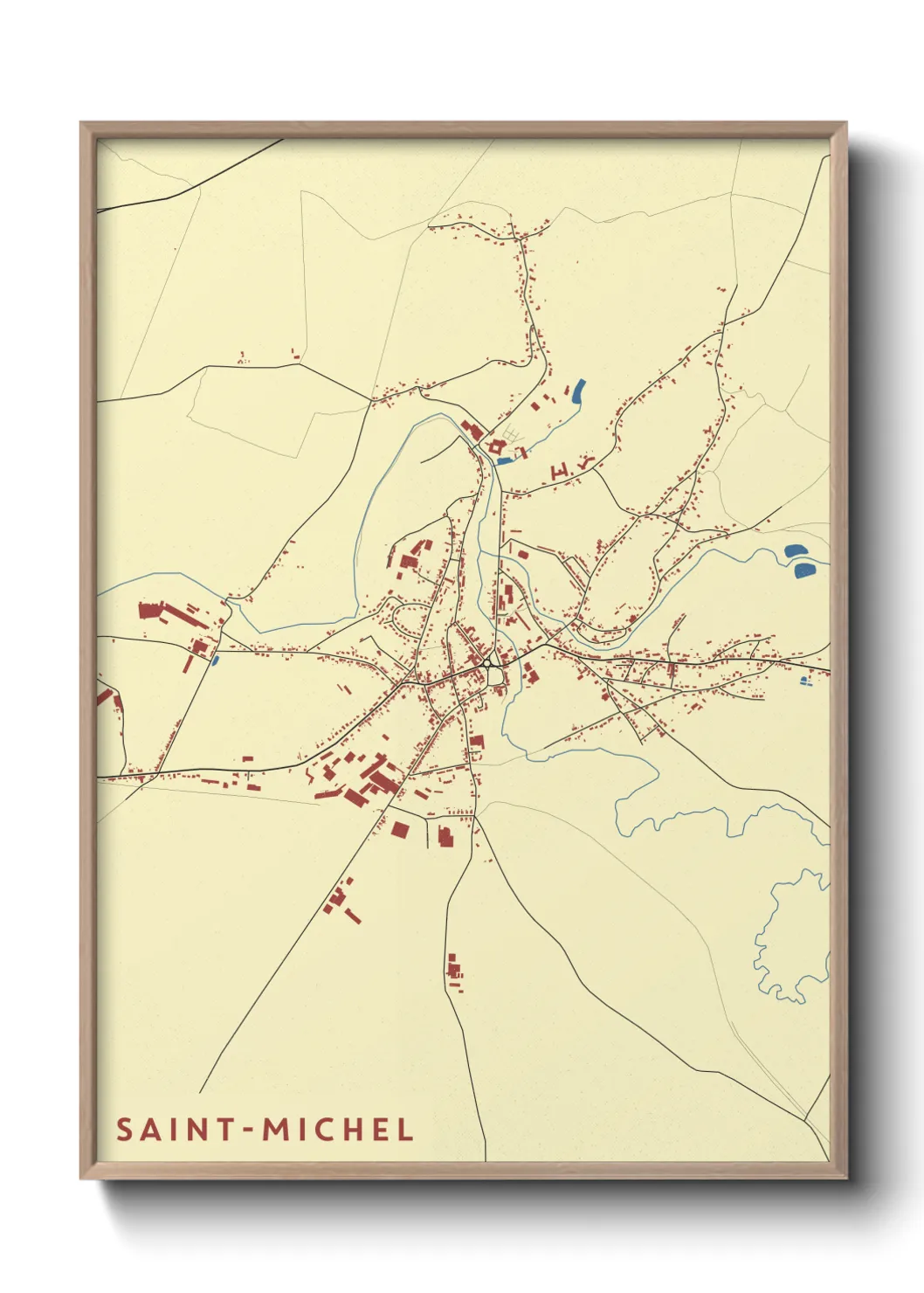 Un poster carteSaint-Michel