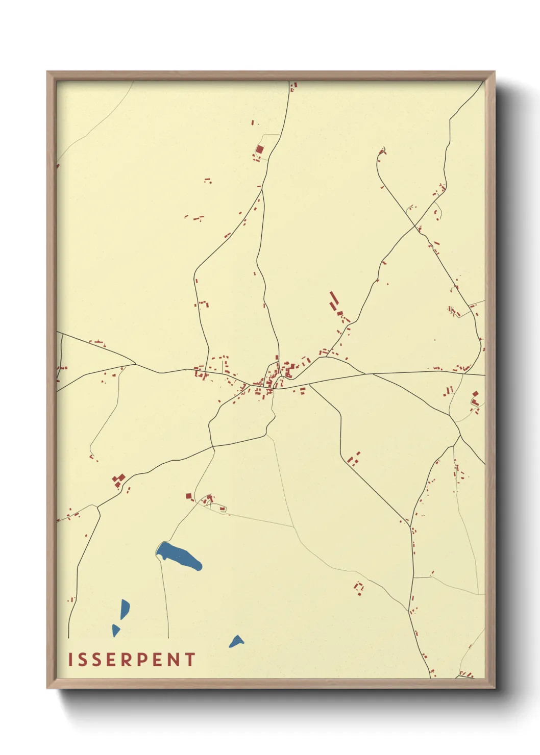 Une affiche de carte sur Isserpent