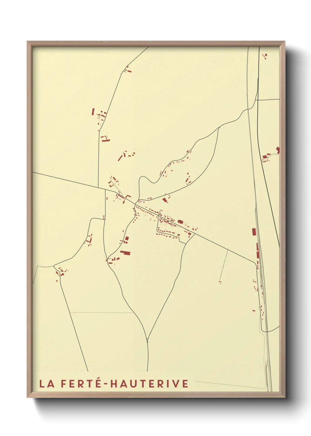 Un poster carteLa Ferté-Hauterive