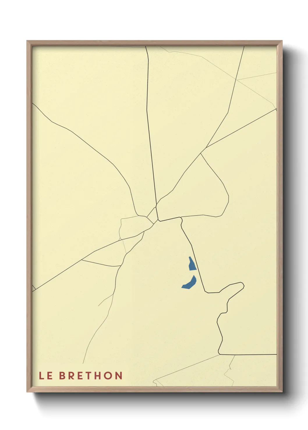 Un poster carteLe Brethon