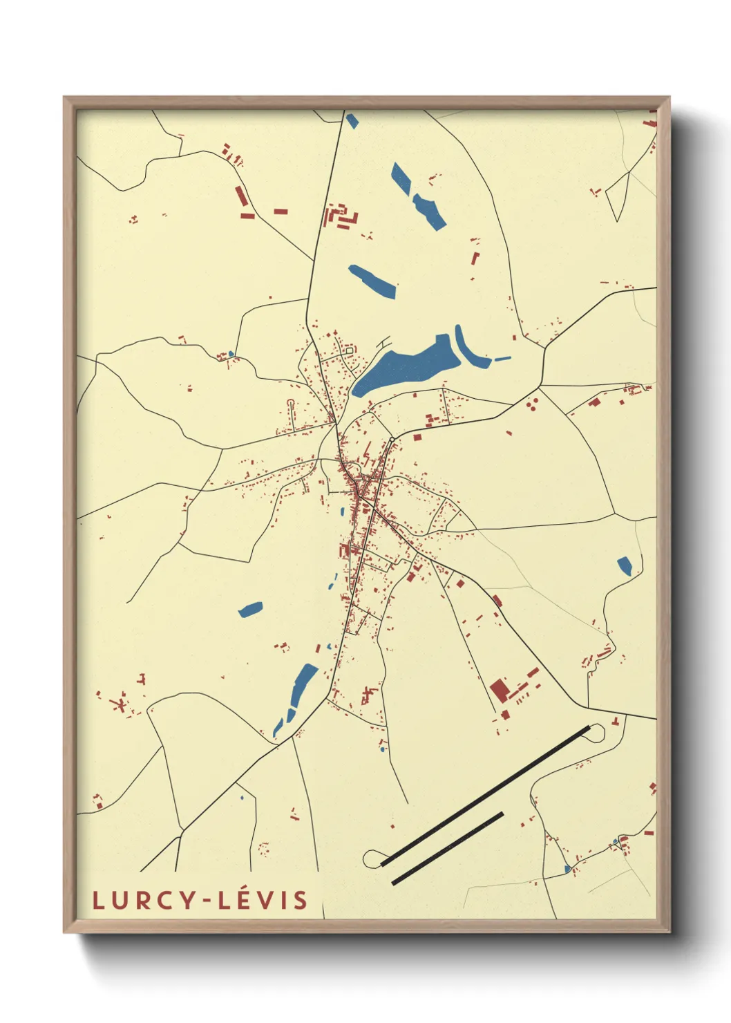 Un poster carteLurcy-Lévis