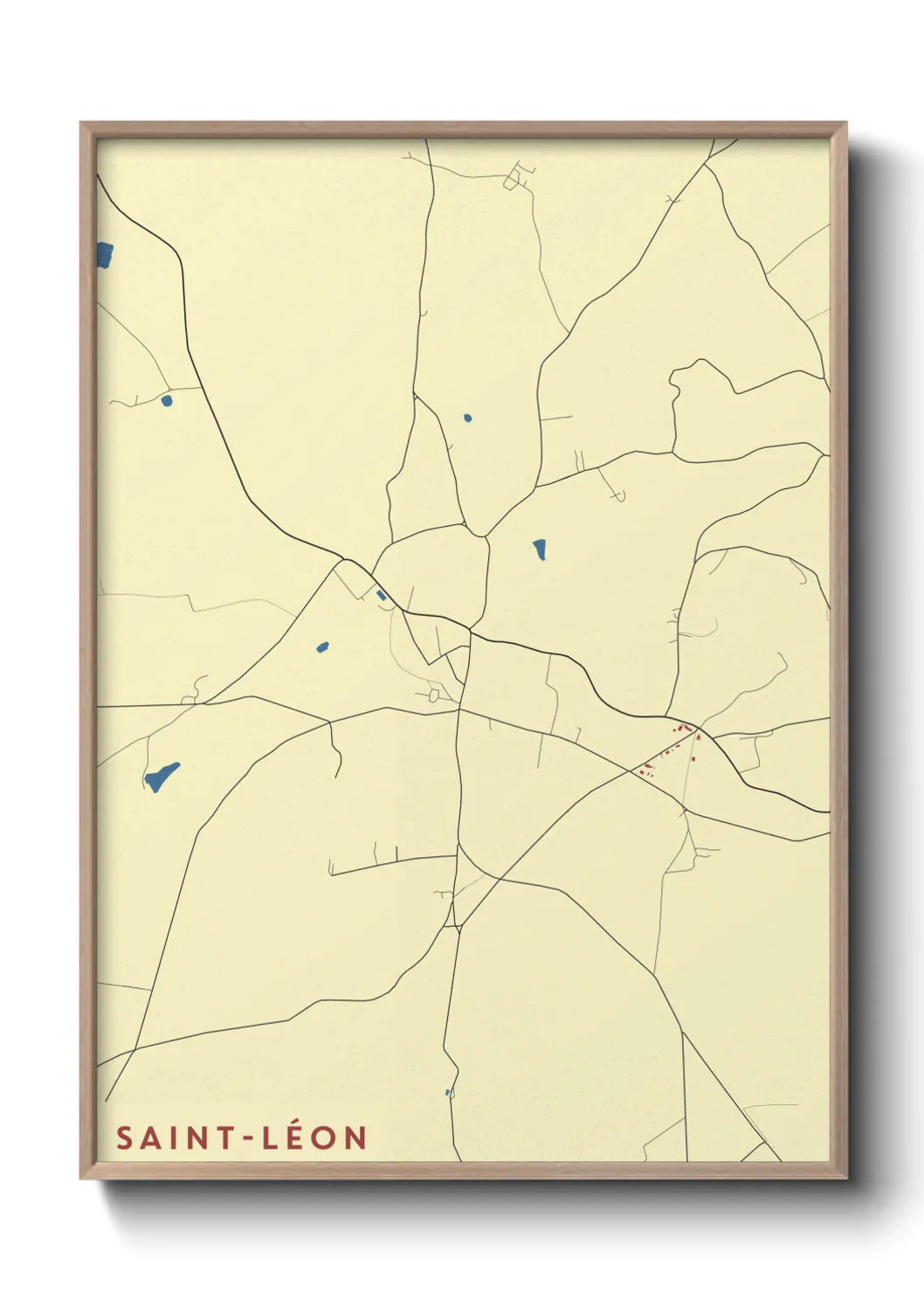Un poster carteSaint-Léon